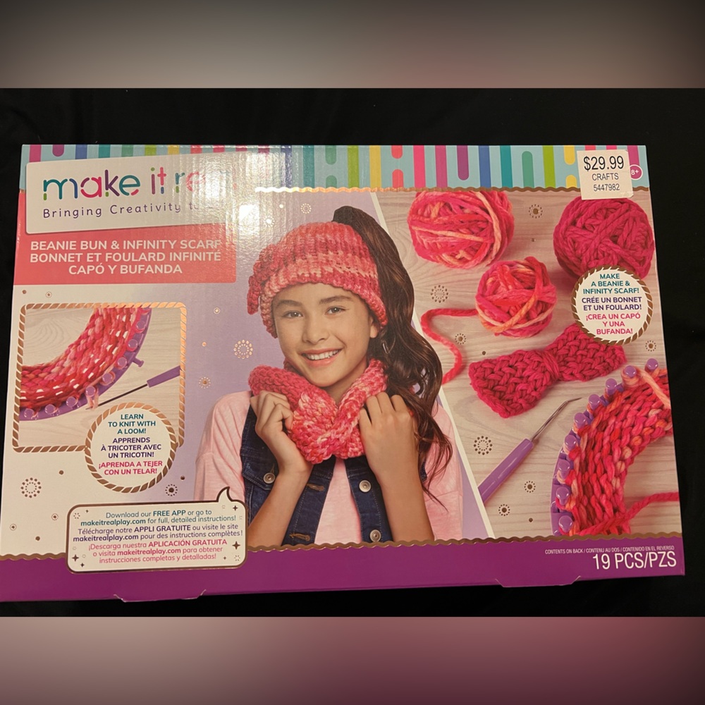 Make it real Beanie bun and infinity scarf maker